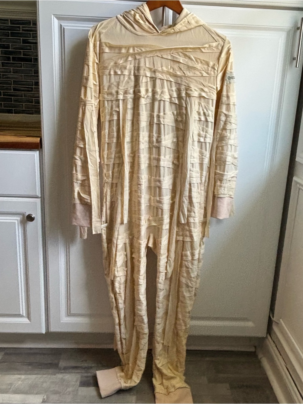 Tipsy Elves Hooded Mummy Halloween Costume Jumpsuit